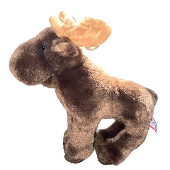 Douglas Plush Moose Antlers Ulysses Stuffed Animal Nursery Decor Shower Gift 11" - Picture 1 of 12